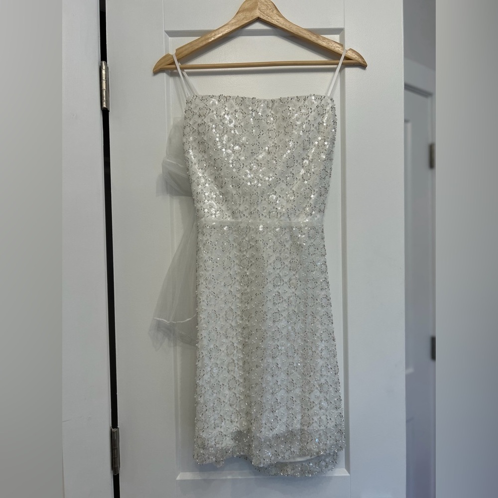 American Threads Davina Sequin Mini Dress - Picture 3 of 7